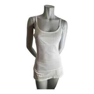 Yummie Tummie White 3 Panel Shapewear Tank Size Medium